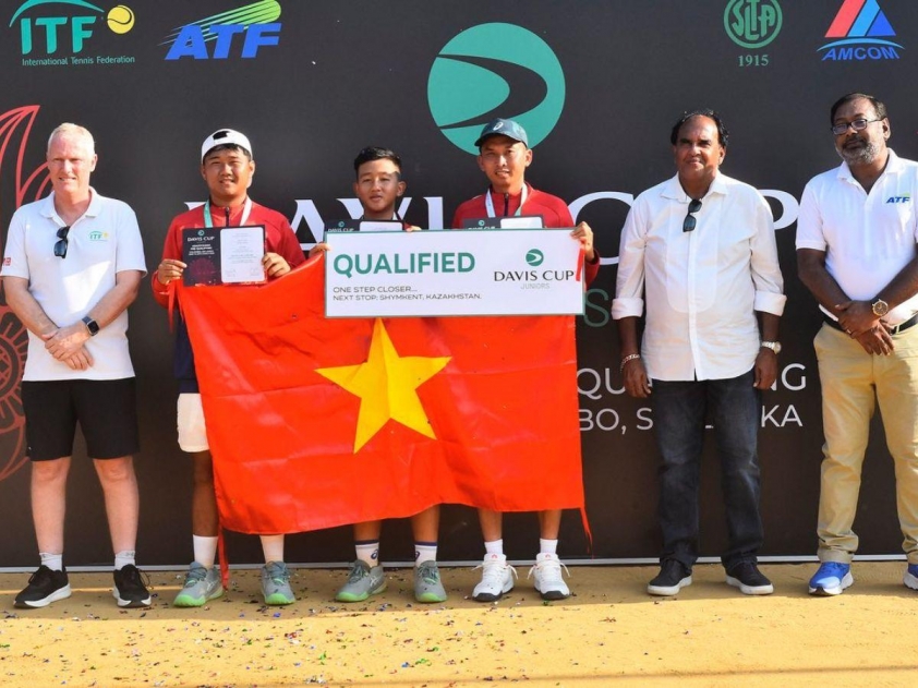 Sao trẻ tỏa sáng, quần vợt Việt Nam tiến sát Vòng chung kết Davis Cup-814052