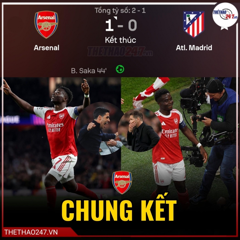 Đả bại Atletico, Arsenal lập kỷ lục khủng tại Champions League 830374