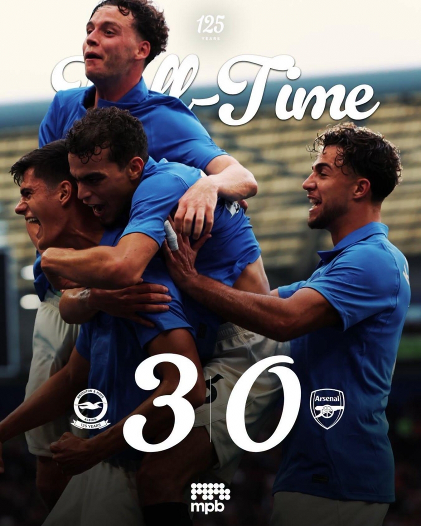 Brighton 3-0 Arsenal FT - Brighton