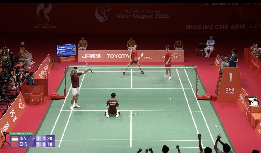 Địa chấn ASIAD 2026: Indonesia ngược dòng không tưởng, lật đổ Trung Quốc giành HCV cầu lông đồng đội nam