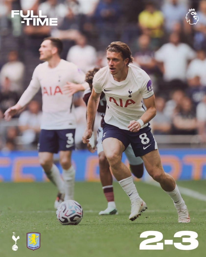 Tottenham 2-3 Aston Villa - EPL